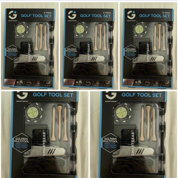 Smartgear 8 Piece Golf Tool Set 5 Pack Bundle - Picture 1 of 3